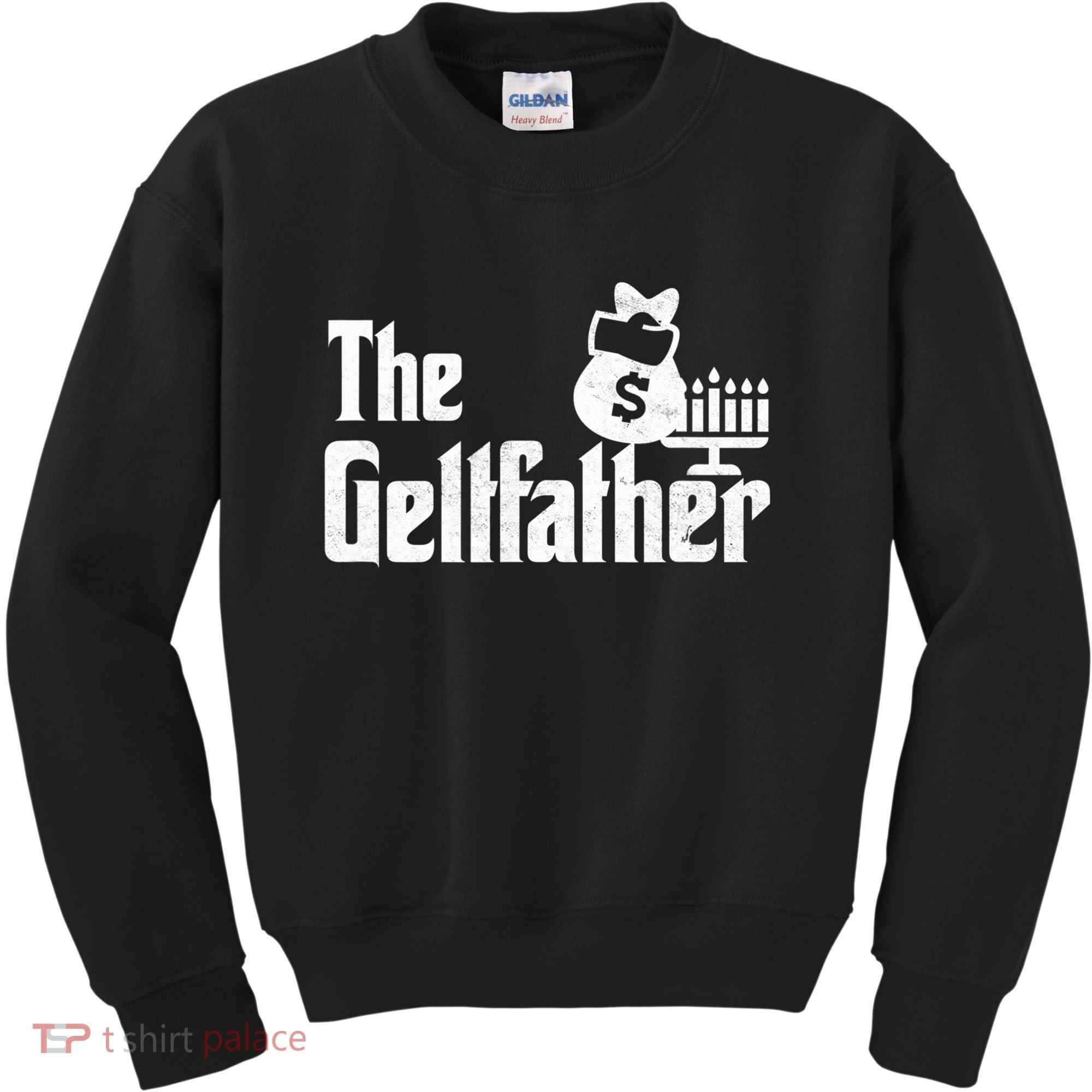Gelt Father Hanukkah Dreidel Game Jewish Dad Kids Sweatshirt