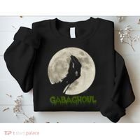 Gabaghoul Funny Hand Moon Halloween Sweatshirt thumb 2