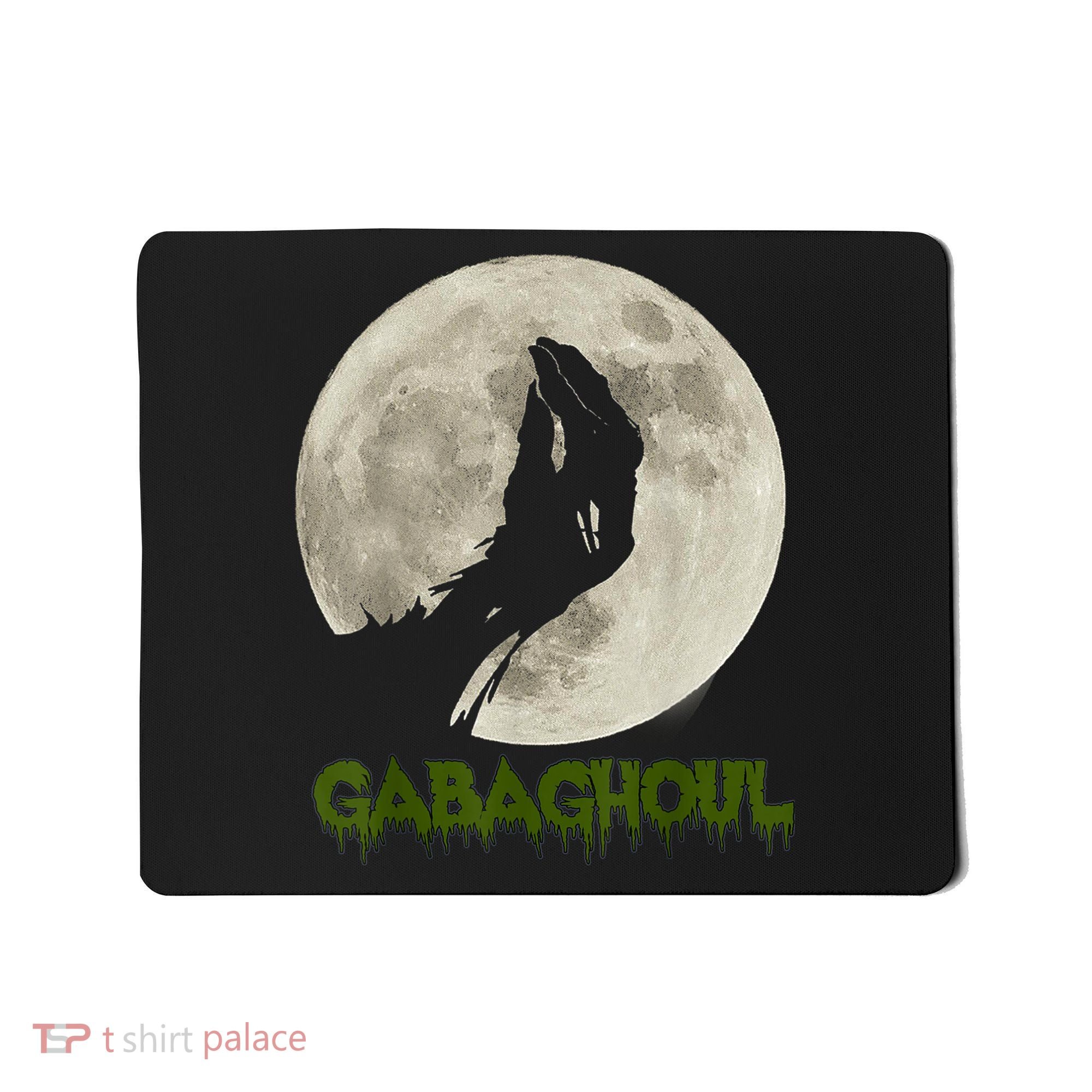 Gabaghoul Funny Hand Moon Halloween Mousepad