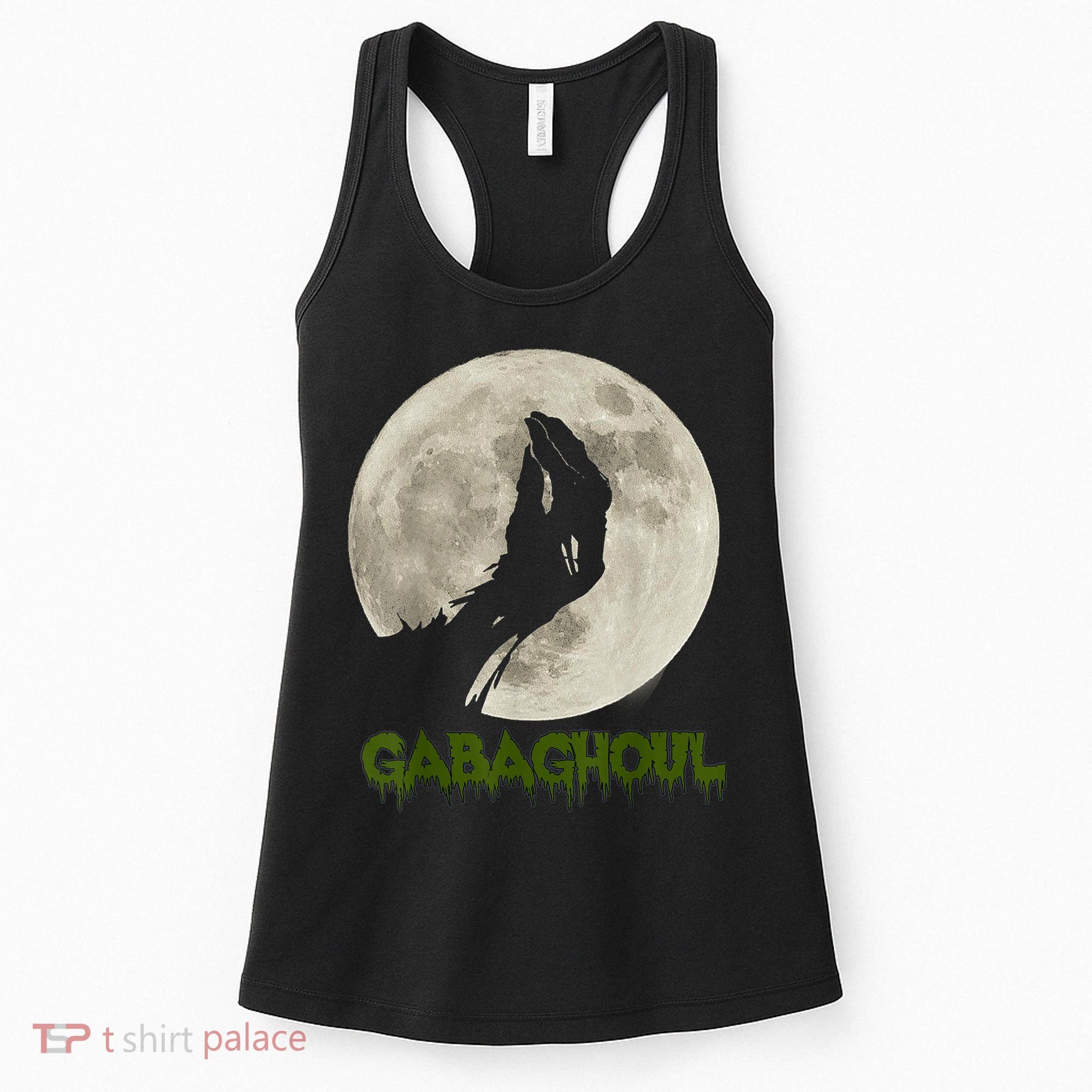 Gabaghoul Funny Hand Moon Halloween Women's Tank Top
