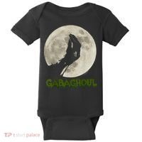 Gabaghoul Funny Hand Moon Halloween Baby Bodysuit thumb 0