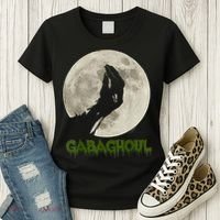 Gabaghoul Funny Hand Moon Halloween Women's T-Shirt thumb 3