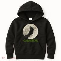Gabaghoul Funny Hand Moon Halloween Kids Hoodie thumb 0