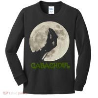 Gabaghoul Funny Hand Moon Halloween Kids Long Sleeve Shirt thumb 0