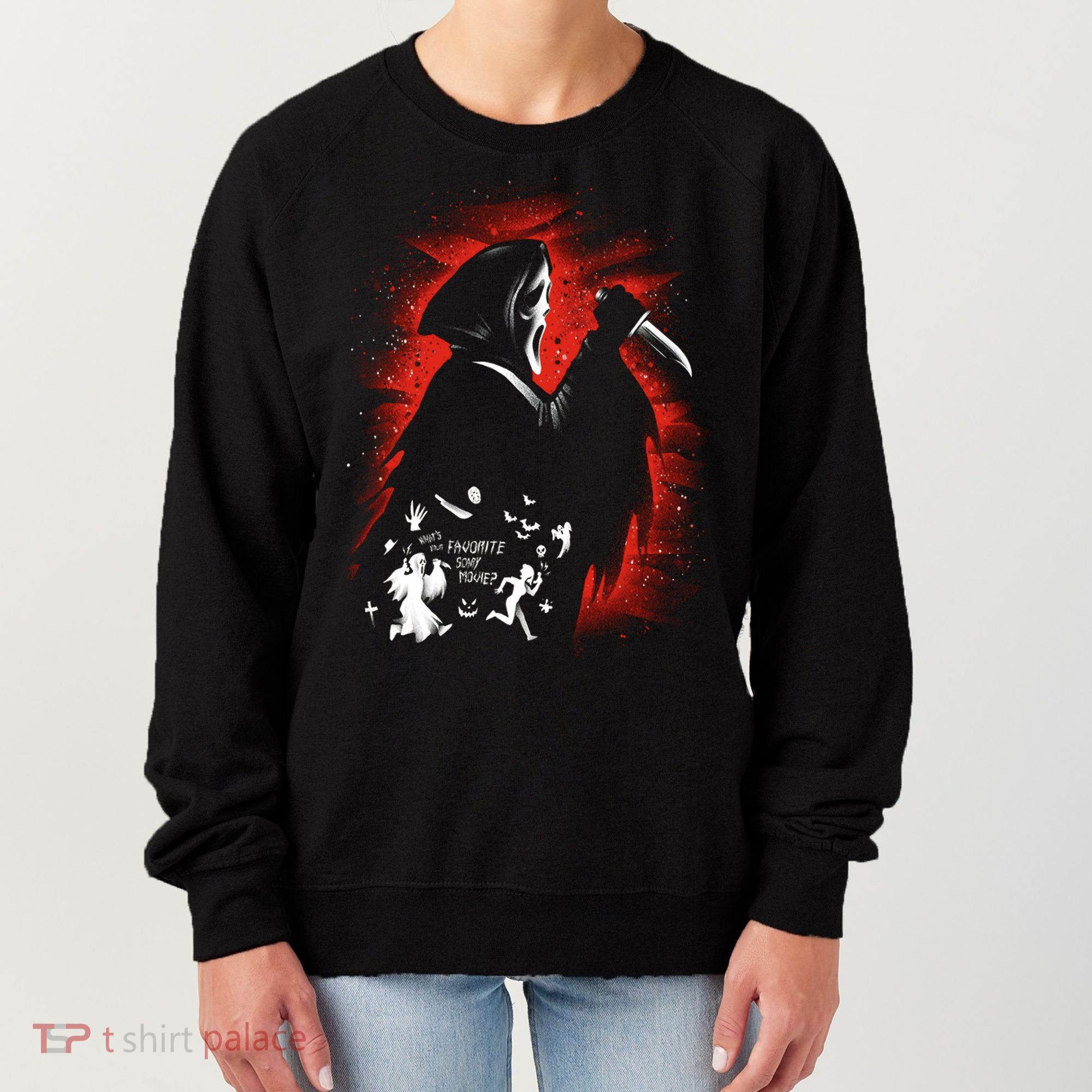 Ghost Face Halloween Women's Sweatshirt