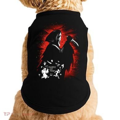 Ghost Face Halloween Doggie Tank