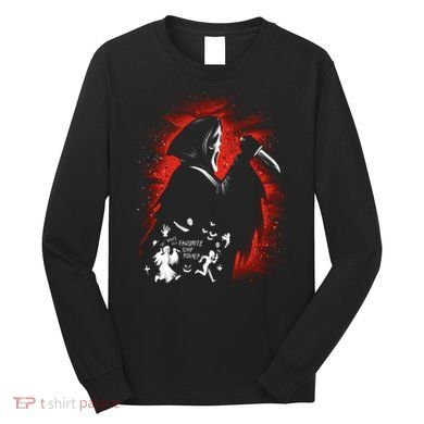 Ghost Face Halloween Long Sleeve Shirt