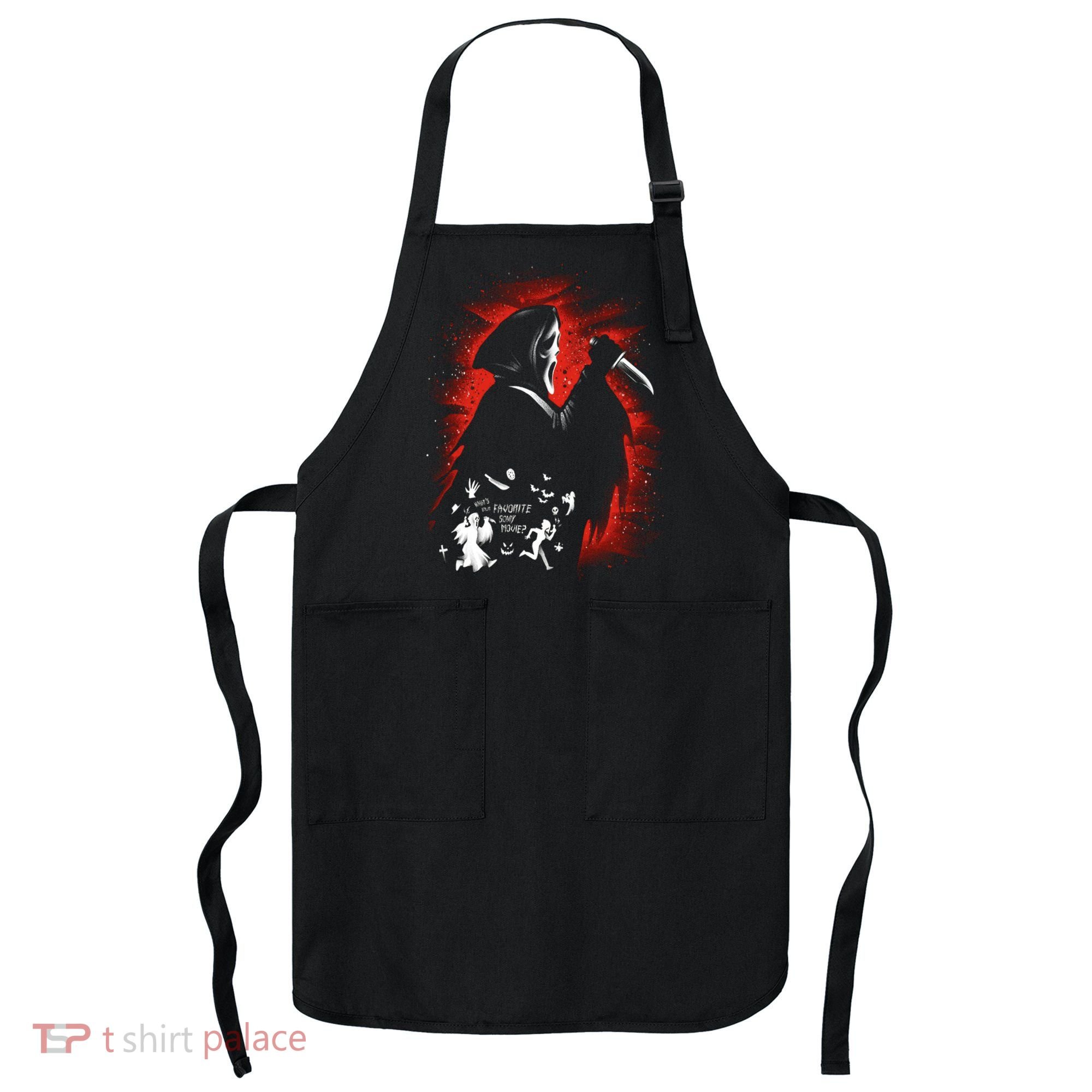 Ghost Face Halloween Apron
