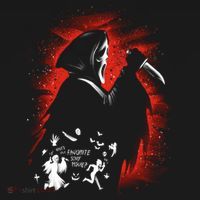 Ghost Face Halloween T-Shirt thumb 7
