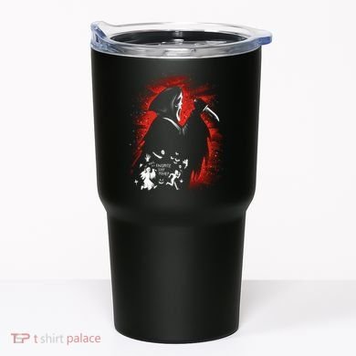Ghost Face Halloween Tumbler