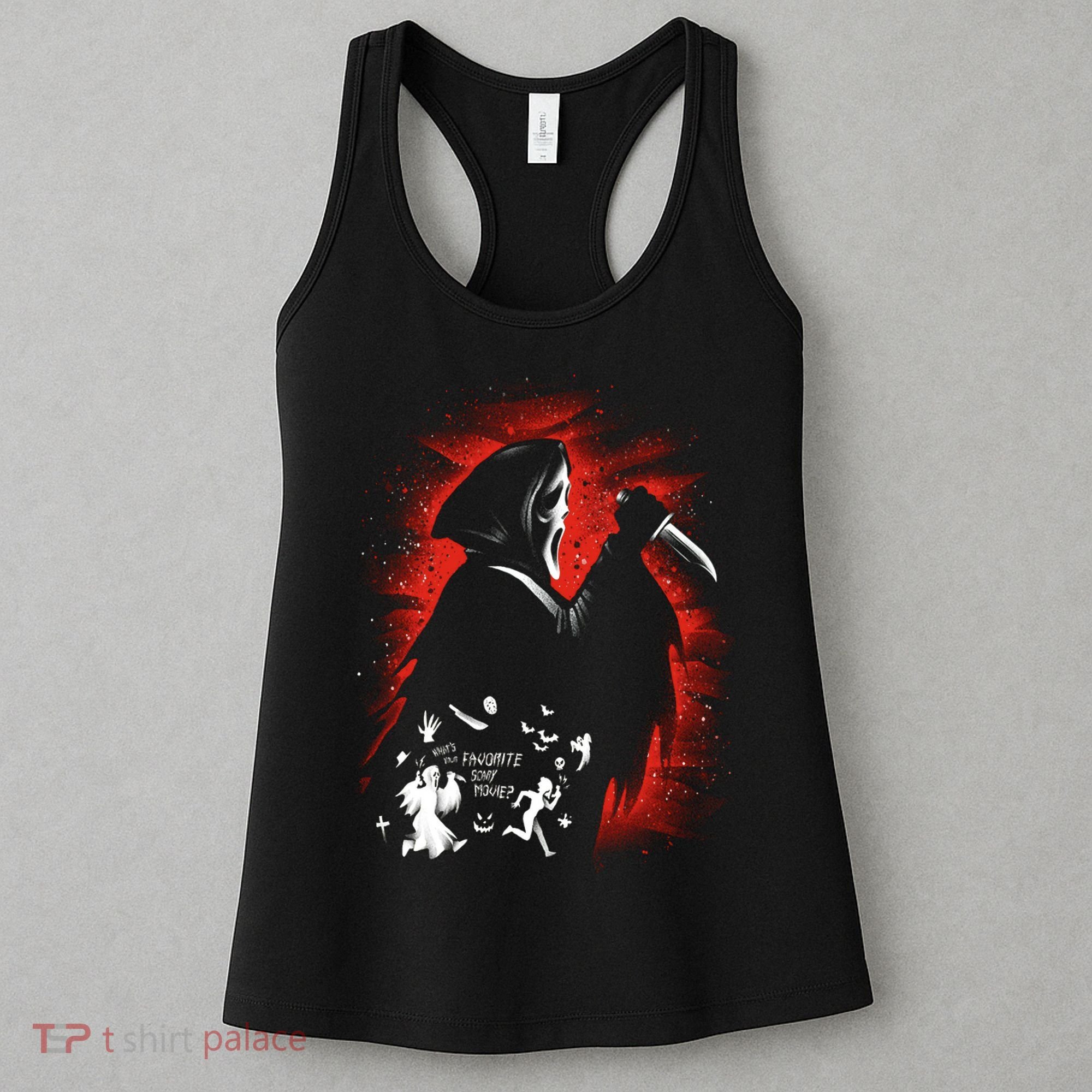 Ghost Face Halloween Women's Tank Top
