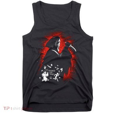 Ghost Face Halloween Tank Top
