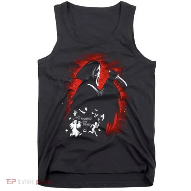 Ghost Face Halloween Tank Top