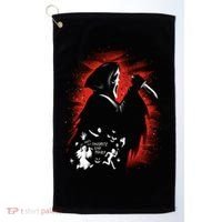 Ghost Face Halloween Golf Towel thumb 0
