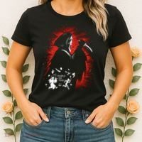 Ghost Face Halloween Women's T-Shirt thumb 2