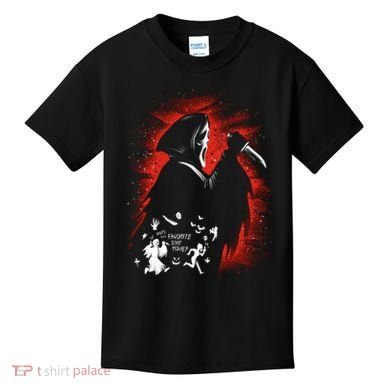 Ghost Face Halloween Kids T-Shirt