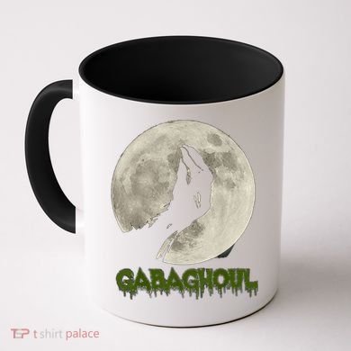 Gabaghoul Funny Hand Moon Halloween Coffee Mug