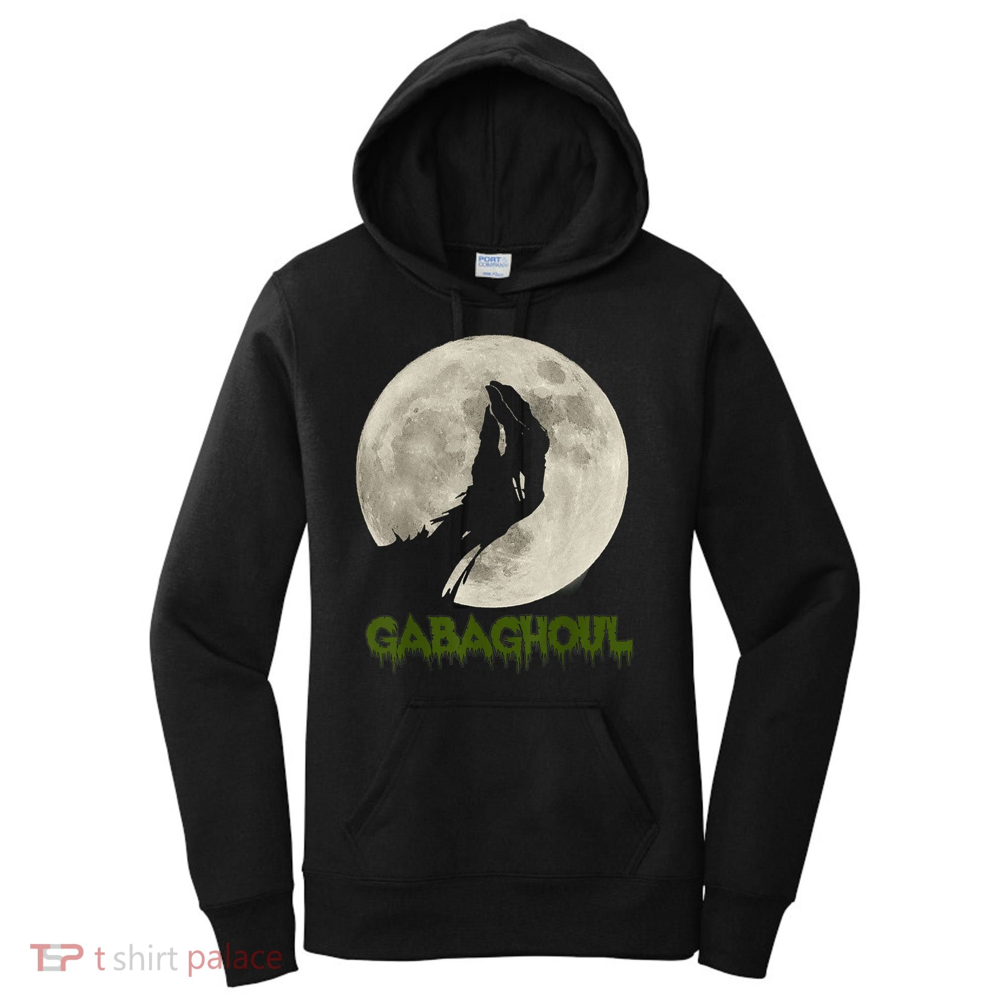 Gabaghoul Funny Hand Moon Halloween Women's Hoodie
