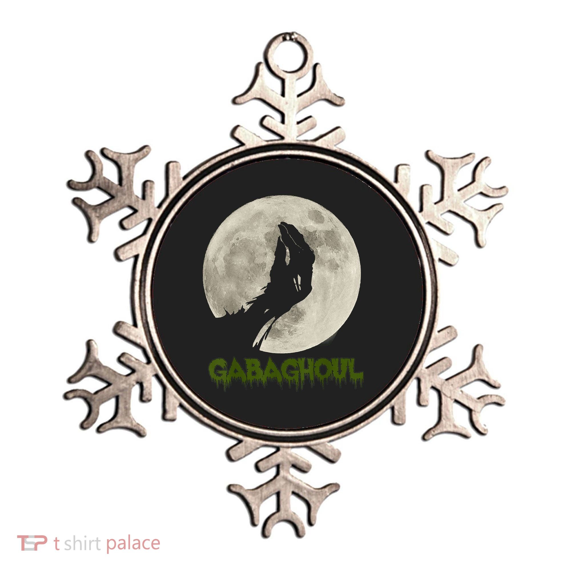 Gabaghoul Funny Hand Moon Halloween Ornament