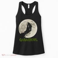 Gabaghoul Funny Hand Moon Halloween Women's Tank Top thumb 0
