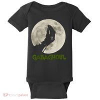 Gabaghoul Funny Hand Moon Halloween Baby Bodysuit thumb 0
