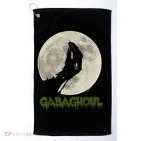 Gabaghoul Funny Hand Moon Halloween Golf Towel thumb 0