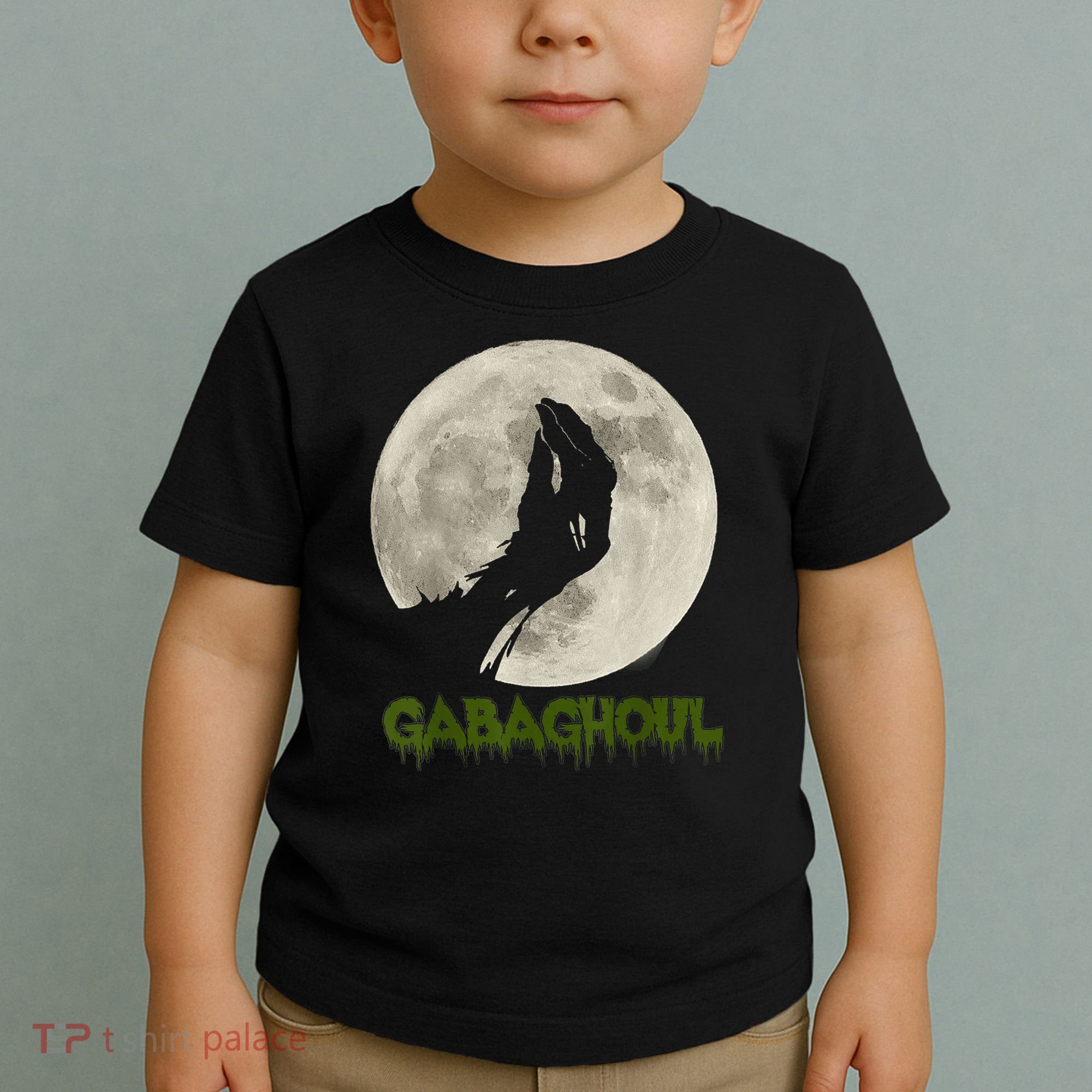 Gabaghoul Funny Hand Moon Halloween Toddler T-Shirt