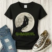 Gabaghoul Funny Hand Moon Halloween Women's T-Shirt thumb 3