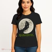 Gabaghoul Funny Hand Moon Halloween Women's T-Shirt thumb 4