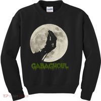 Gabaghoul Funny Hand Moon Halloween Kids Sweatshirt thumb 0