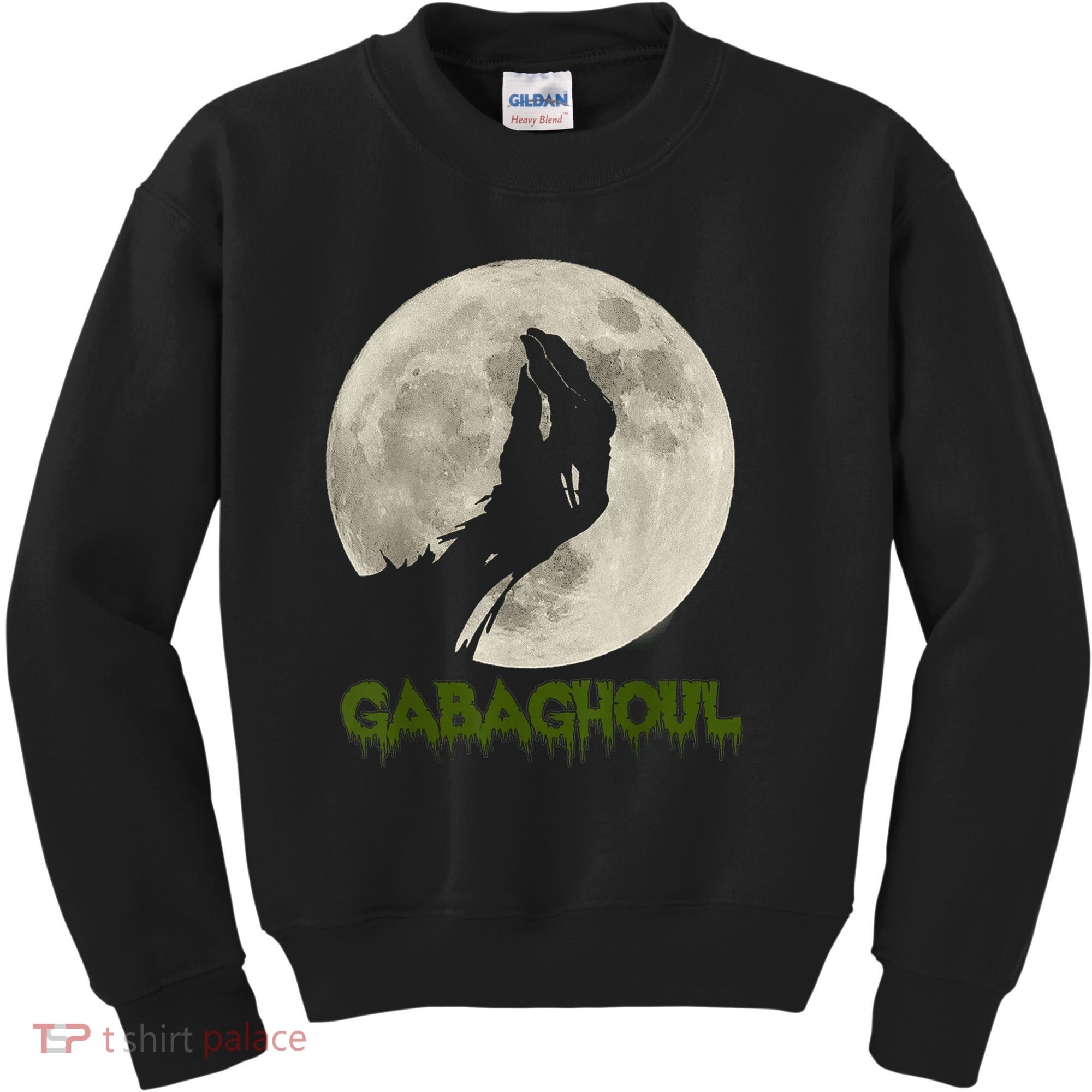 Gabaghoul Funny Hand Moon Halloween Kids Sweatshirt