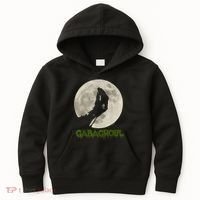 Gabaghoul Funny Hand Moon Halloween Kids Hoodie thumb 0