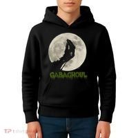 Gabaghoul Funny Hand Moon Halloween Kids Hoodie thumb 4
