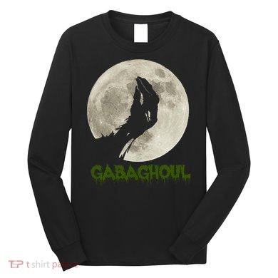 Gabaghoul Funny Hand Moon Halloween Long Sleeve Shirt