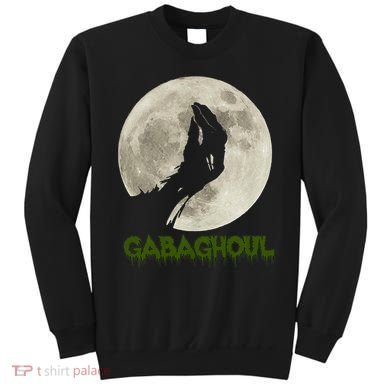 Gabaghoul Funny Hand Moon Halloween Sweatshirt