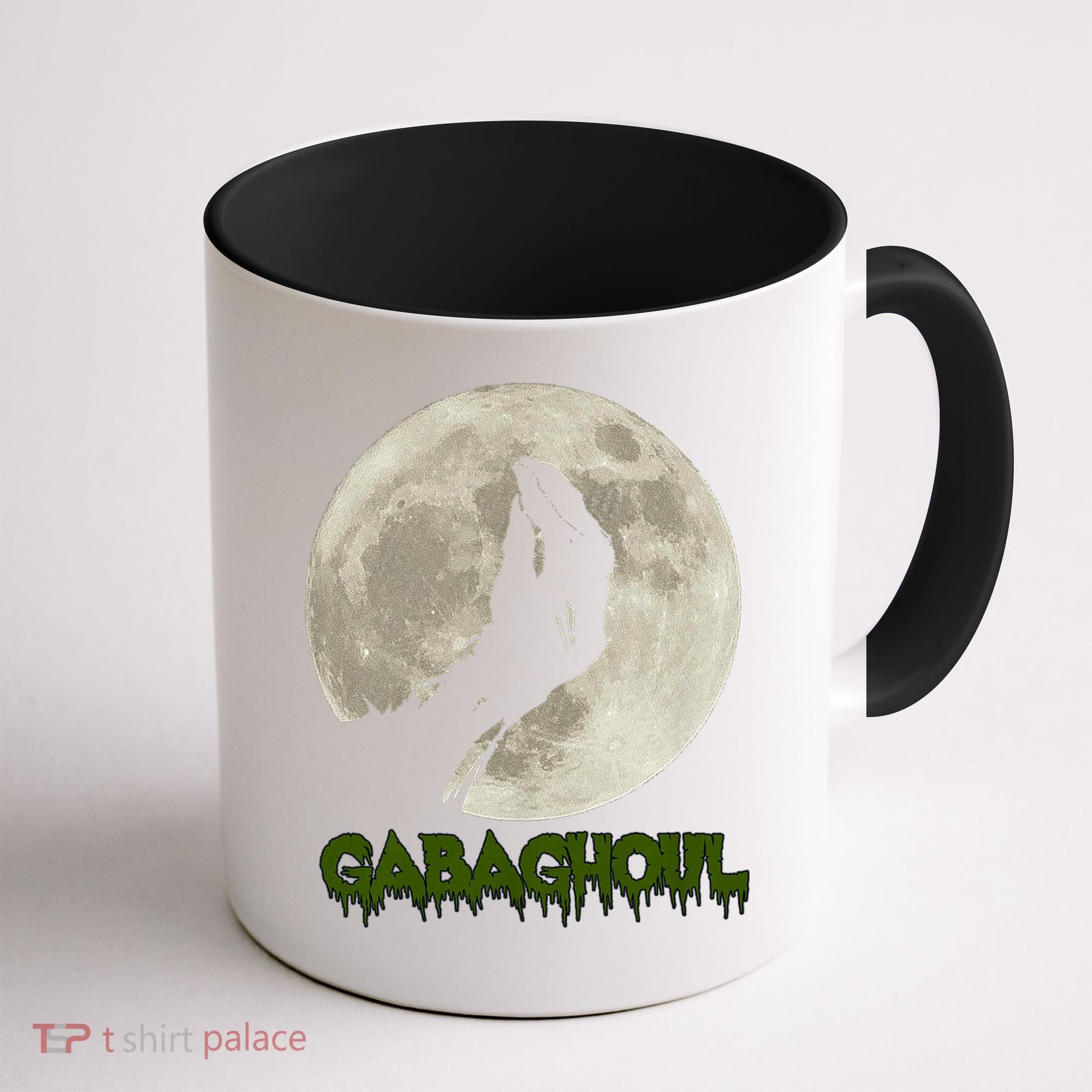 Gabaghoul Funny Hand Moon Halloween Coffee Mug