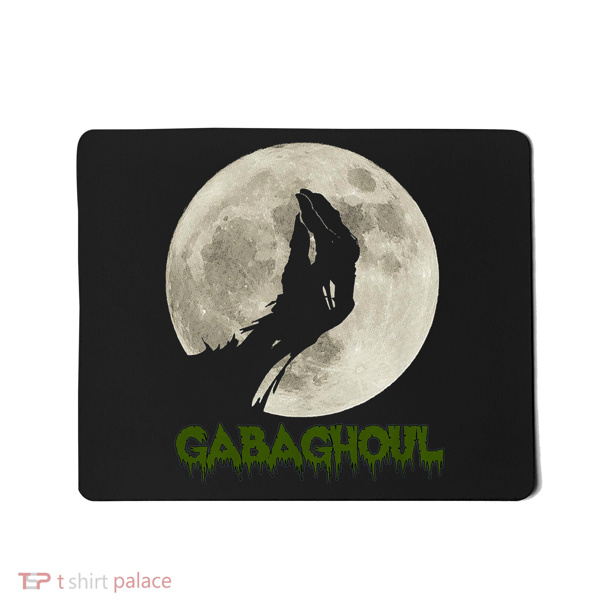 Gabaghoul Funny Hand Moon Halloween Mousepad