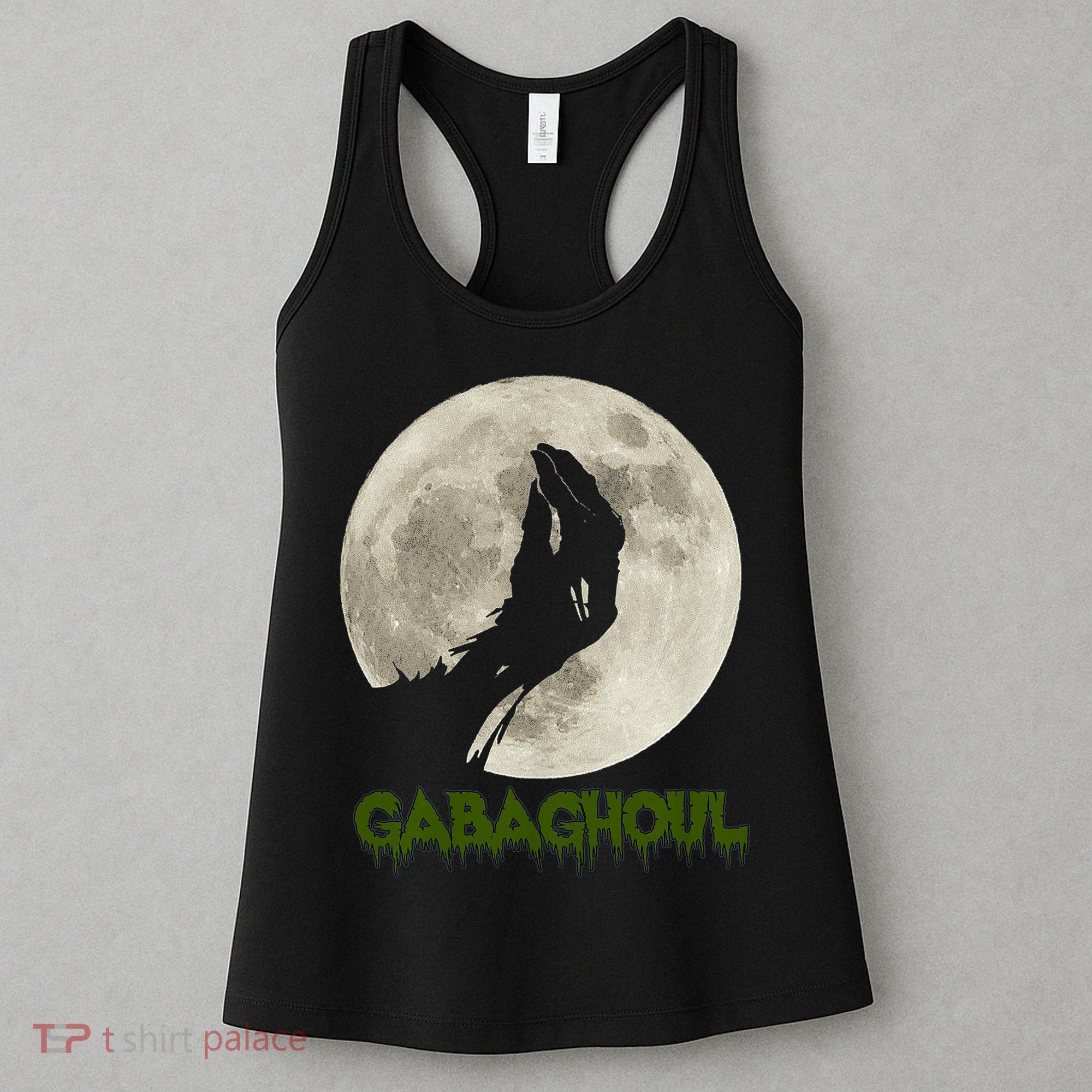 Gabaghoul Funny Hand Moon Halloween Women's Tank Top