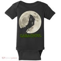 Gabaghoul Funny Hand Moon Halloween Baby Bodysuit thumb 0