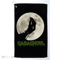 Gabaghoul Funny Hand Moon Halloween Golf Towel thumb 0