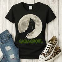 Gabaghoul Funny Hand Moon Halloween Women's T-Shirt thumb 3