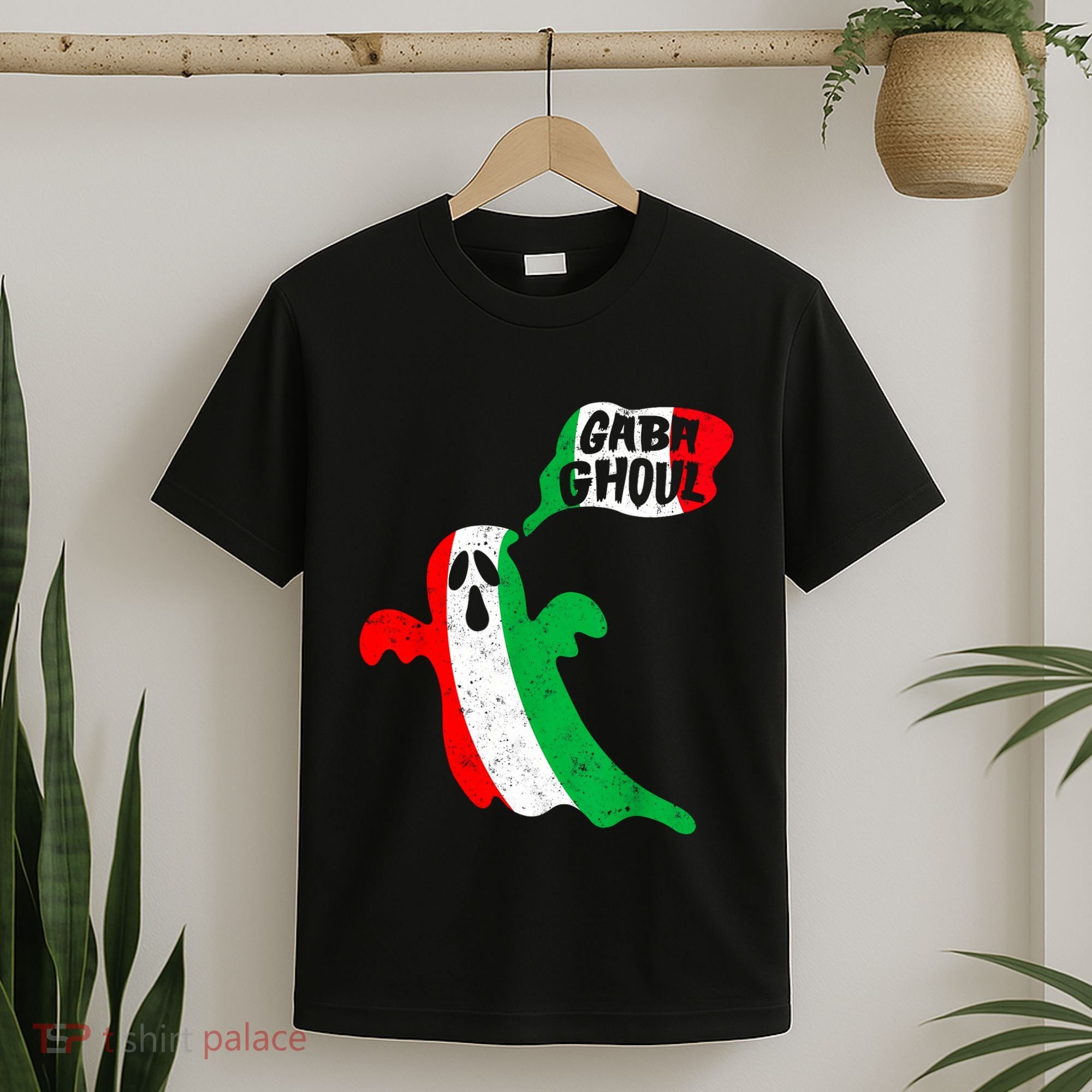 Gabaghoul Funny Haloween Italian Costume Gaba Ghoul Ghost T-Shirt