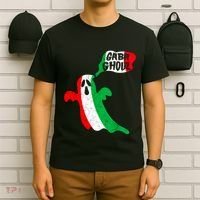 Gabaghoul Funny Haloween Italian Costume Gaba Ghoul Ghost T-Shirt thumb 6