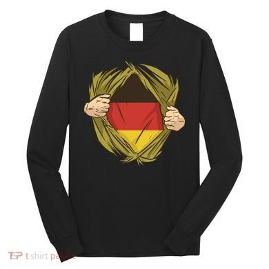 Germany Flag Hero Long Sleeve Shirt