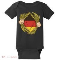 Germany Flag Hero Baby Bodysuit thumb 0