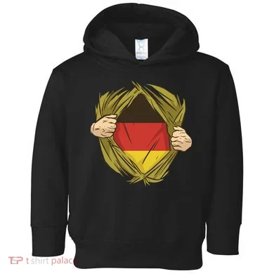 Germany Flag Hero Toddler Hoodie