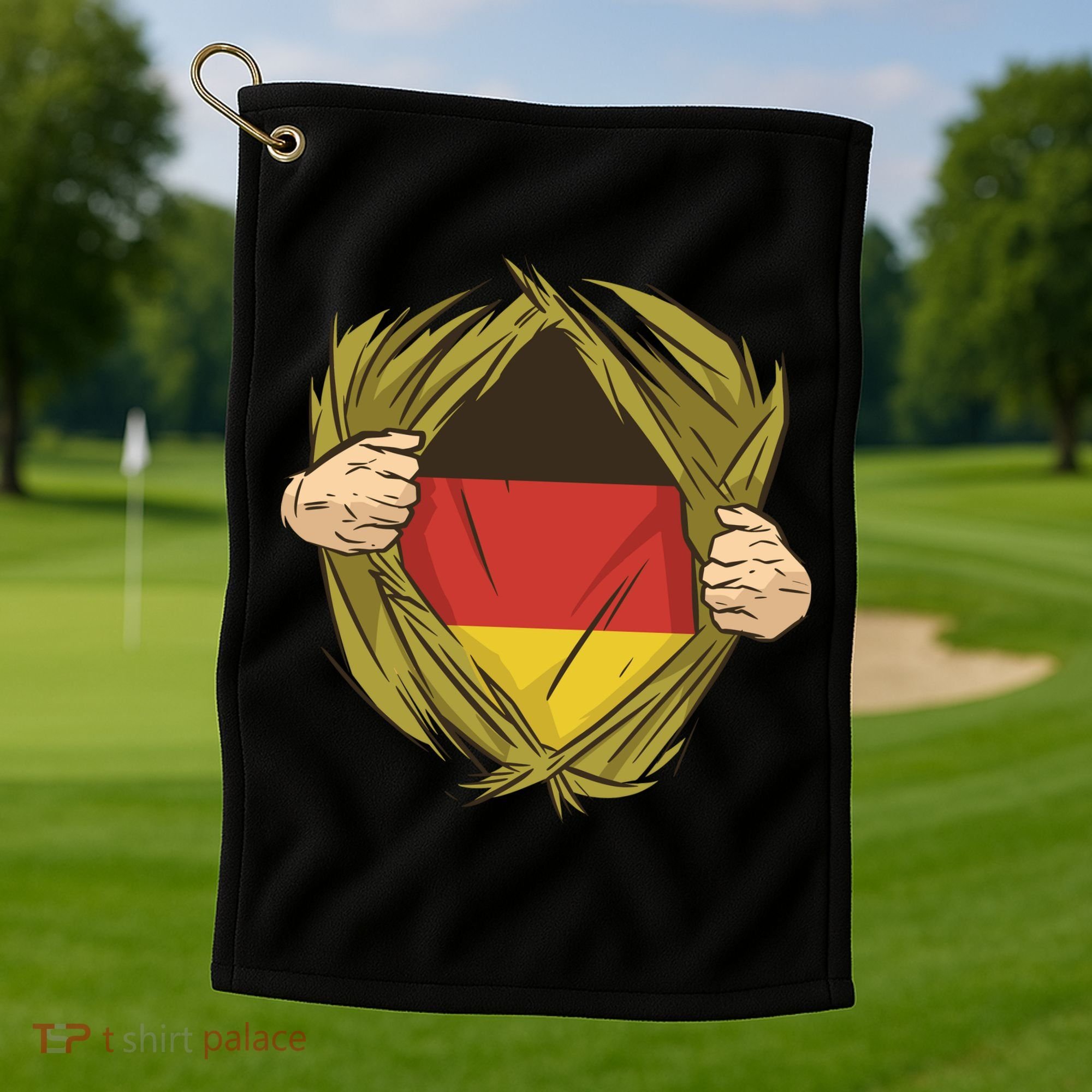 Germany Flag Hero Golf Towel