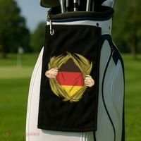Germany Flag Hero Golf Towel thumb 2