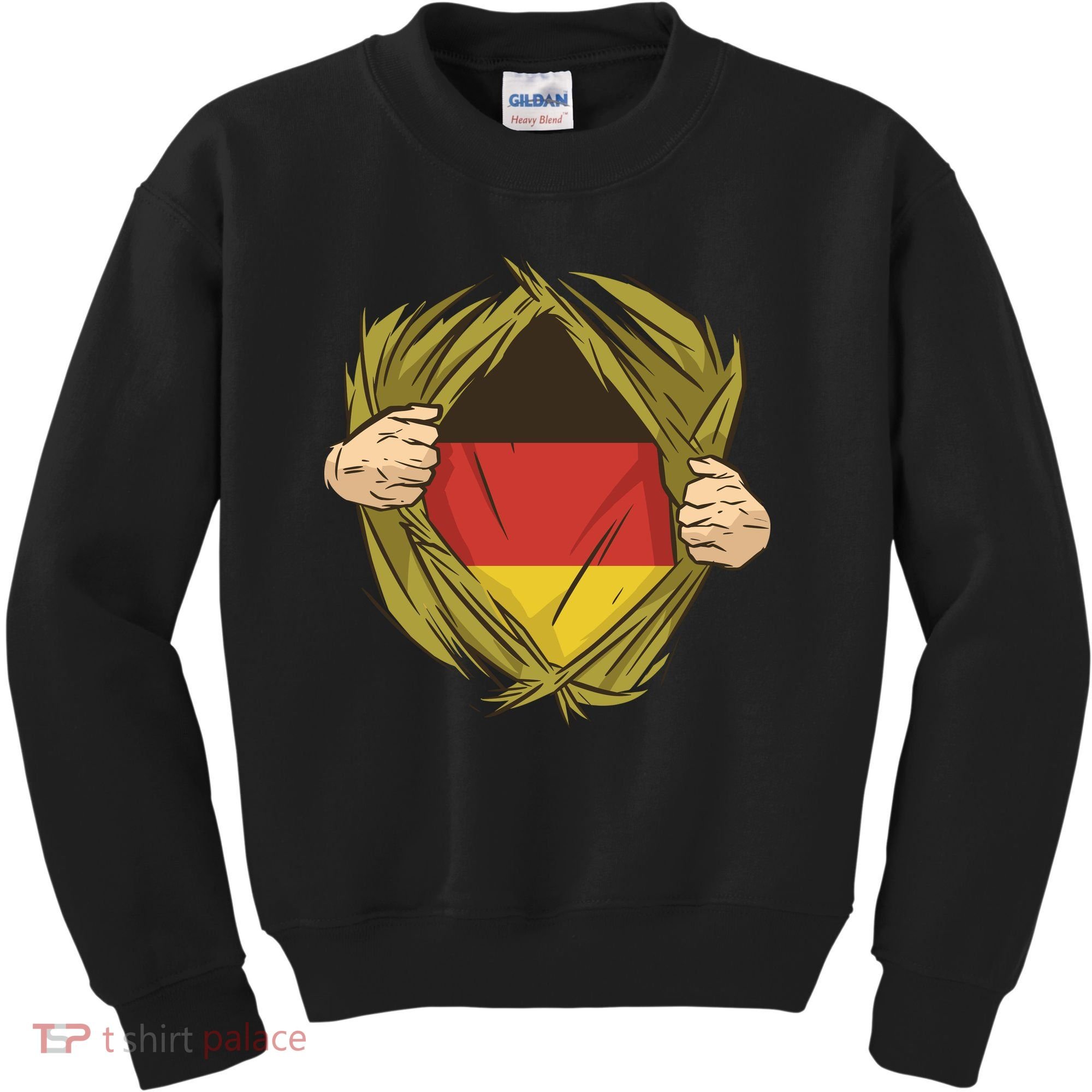 Germany Flag Hero Kids Sweatshirt