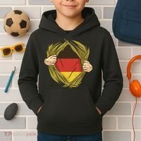 Germany Flag Hero Kids Hoodie thumb 2
